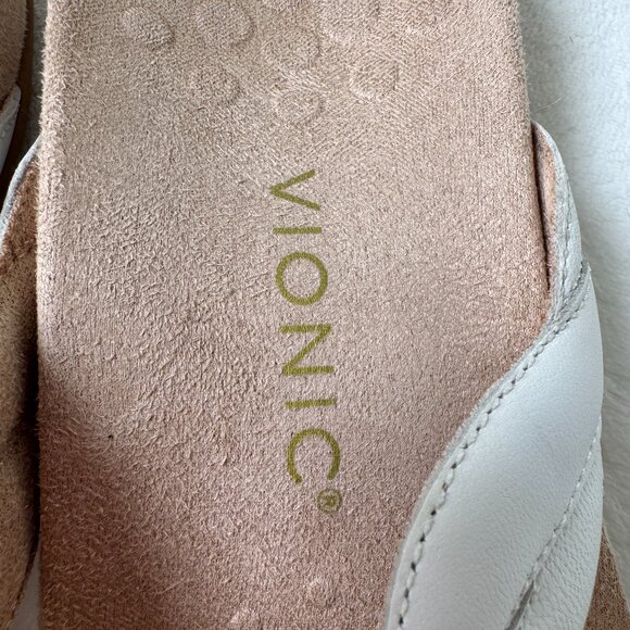 Vionic Bella Braid Sandal White Size 6 - Picture 4 of 11